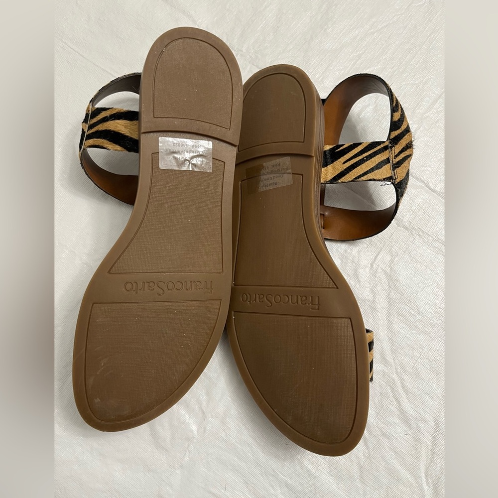 Franco Sarto Glenni safari zebra sandals - Picture 4 of 11